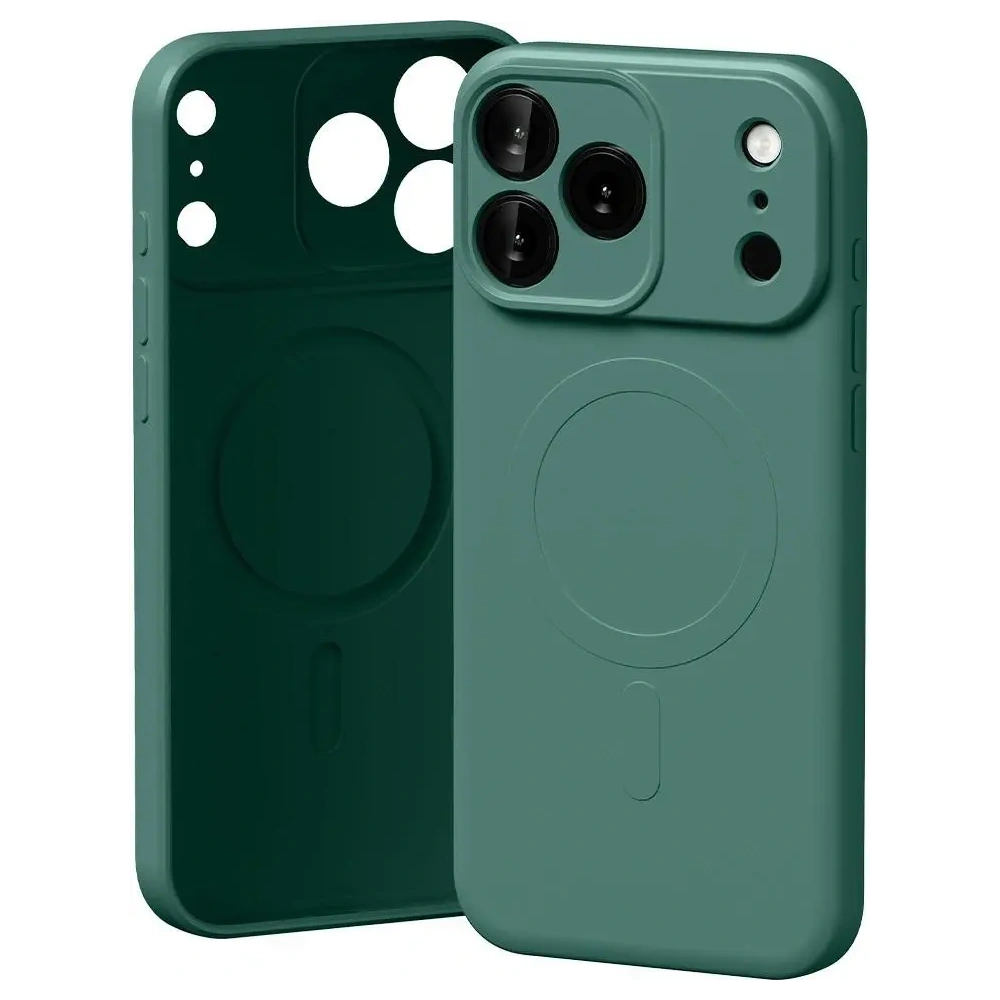 Etui Mercury Semi-Silicone MagSafe do Apple iPhone 17 Pro Max zielony