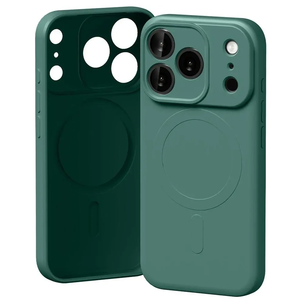 Etui Mercury Semi-Silicone MagSafe do Apple iPhone 17 Pro zielony