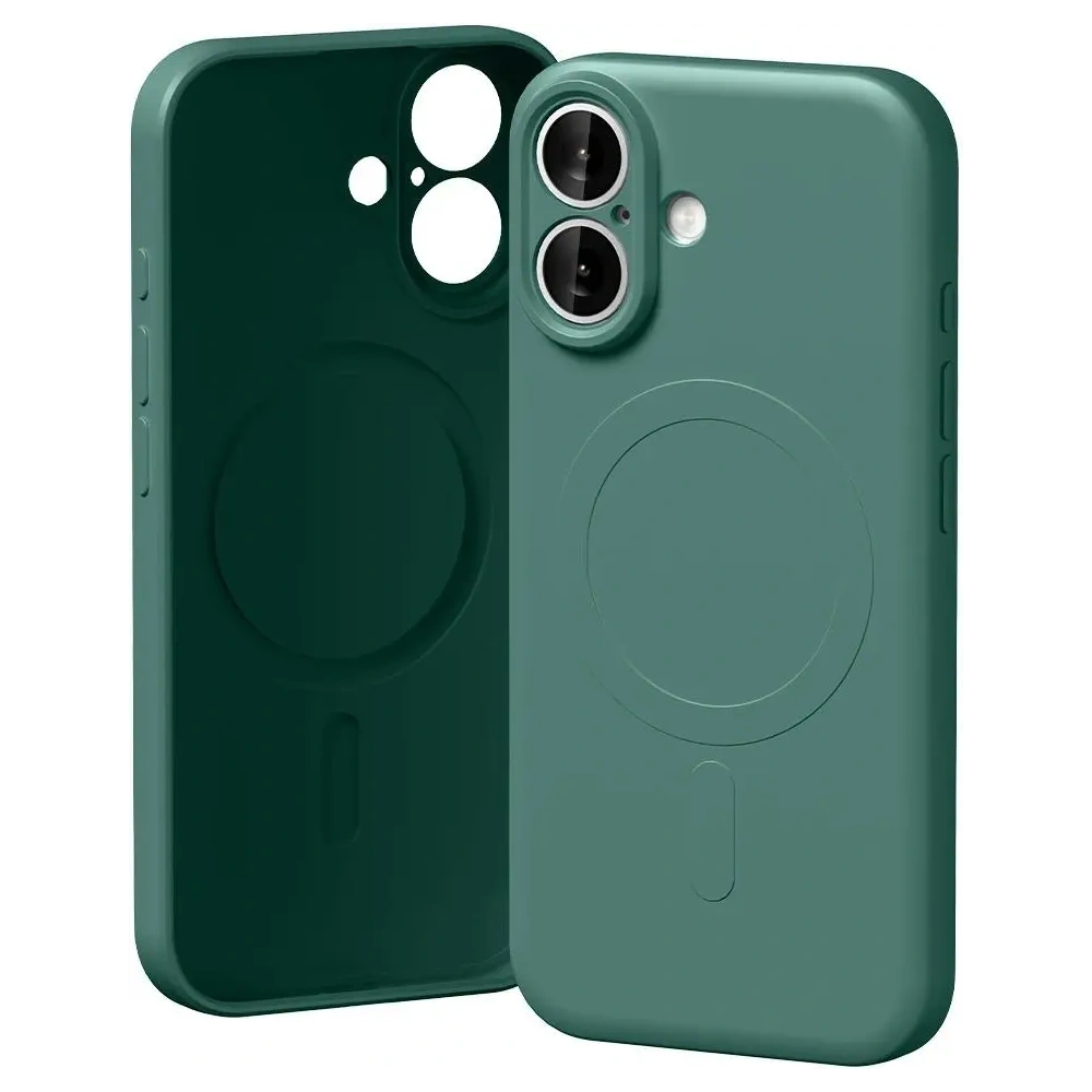 Etui Mercury Semi-Silicone MagSafe do Apple iPhone 17 zielony