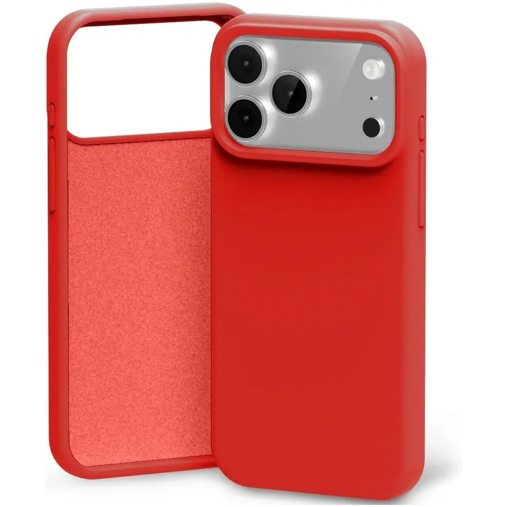 Etui Mercury Silicone do Apple iPhone 17 Pro Max czerwony