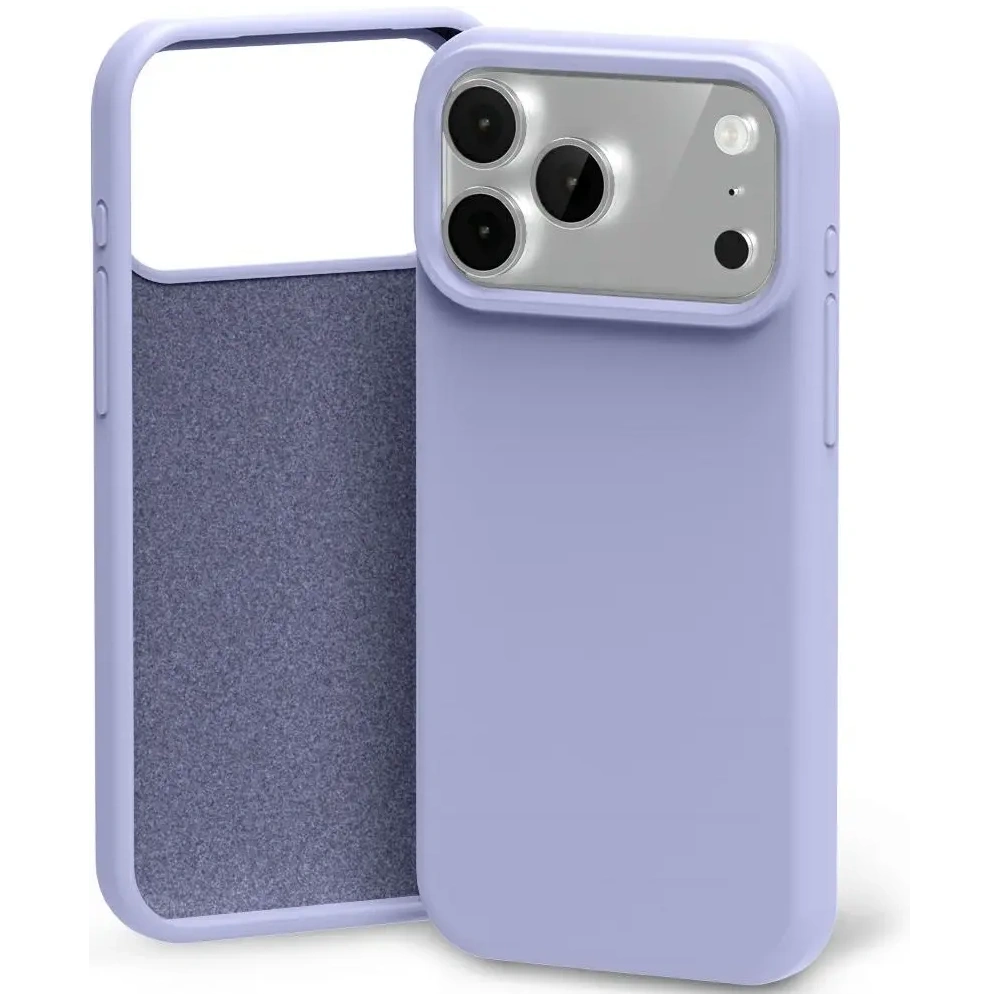 Etui Mercury Silicone do Apple iPhone 17 Pro Max lawendowa szarość