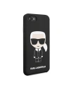 Kup Etui Karl Lagerfeld KLHCI8SLFKBK Apple iPhone SE 2022/SE 2020/8/7 hardcase negru/black Silicone Iconic - KLD302BLK - {ean13} - Sklep Home Screen