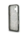 Etui Karl Lagerfeld IML Leopard Pattern MagSafe do Apple iPhone 16 brązowy