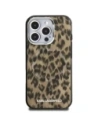 Etui Karl Lagerfeld IML Leopard Pattern MagSafe do Apple iPhone 16 Pro brązowy