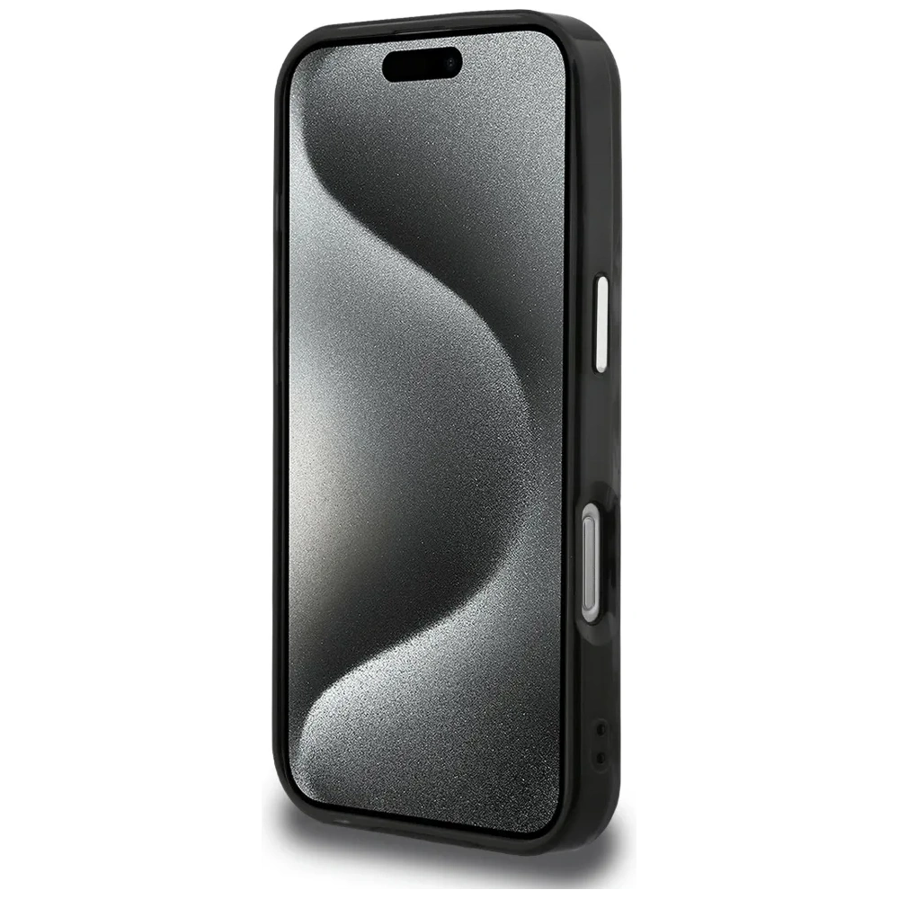 Etui Karl Lagerfeld IML Leopard Pattern MagSafe do Apple iPhone 16 Pro brązowy