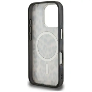 Etui Karl Lagerfeld IML Leopard Pattern MagSafe do Apple iPhone 16 Pro brązowy