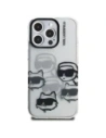 Etui Karl Lagerfeld IML Multi K&C Head Pattern do Apple iPhone 16 Pro Max przezroczysty