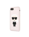 Buy Karl Lagerfeld KLHCI8SLFKPI Apple iPhone SE 2022/SE 2020/8/7 hardcase light pink Silicone Iconic - KLD303PNK - {ean13} - Home Screen Store Europe