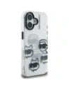 Etui Karl Lagerfeld IML Multi K&C Head Pattern do Apple iPhone 16 przezroczysty