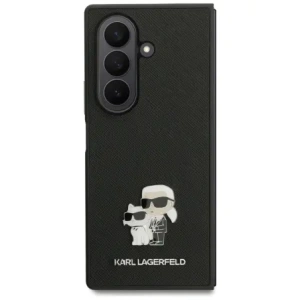 Etui Karl Lagerfeld Saffiano Karl&Choupette Pin do Samsung Galaxy Z Fold7 czarny