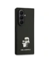 Etui Karl Lagerfeld Saffiano Karl&Choupette Pin do Samsung Galaxy Z Fold7 czarny