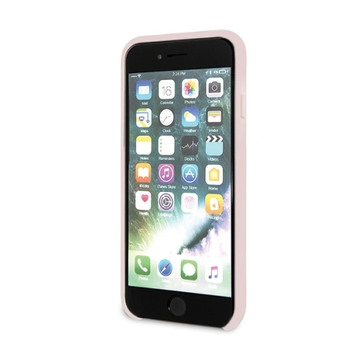 Buy Karl Lagerfeld KLHCI8SLFKPI Apple iPhone SE 2022/SE 2020/8/7 hardcase light pink Silicone Iconic - KLD303PNK - {ean13} - Home Screen Store Europe