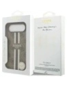 Etui Guess 4G Printed Stripes MagSafe do Apple iPhone 17 Air brązowy