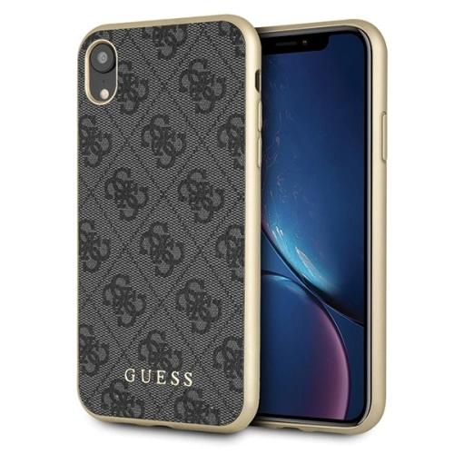 Kup Guess Apple Tasche GUHCI61G4GG iPhone XR grau/grau Hartschalenkoffer 4G Collection - GUE535GRY - {ean13} - Sklep Home Screen