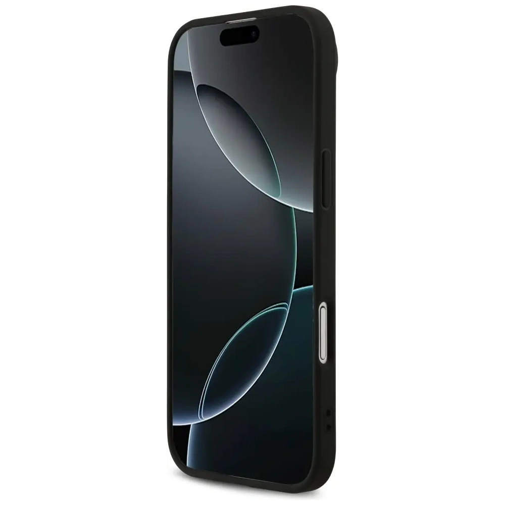 Etui Guess 4G Printed Stripes MagSafe do Apple iPhone Air czarny