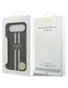 Etui Guess 4G Printed Stripes MagSafe do Apple iPhone 17 Air czarny