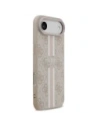 Etui Guess 4G Printed Stripes MagSafe do Apple iPhone 17 Air różowy