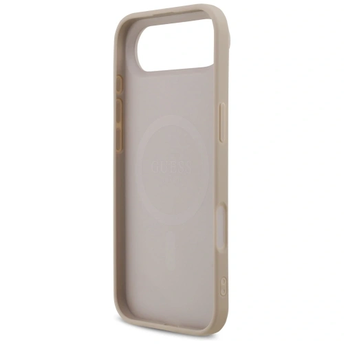Etui Guess 4G Printed Stripes MagSafe do Apple iPhone 17 Air różowy