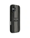 Etui Guess 4G Printed Stripes MagSafe do Apple iPhone 17 czarny