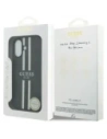 Etui Guess 4G Printed Stripes MagSafe do Apple iPhone 17 czarny