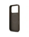 Etui Guess 4G Printed Stripes MagSafe do Apple iPhone 17 Pro brązowy