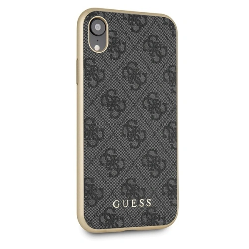 Kup Etui Guess GUHCI61G4GG Apple iPhone XR szary/grey hard case 4G Collection - GUE535GRY - {ean13} - Sklep Home Screen