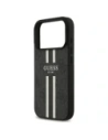 Etui Guess 4G Printed Stripes MagSafe do Apple iPhone 17 Pro czarny