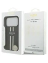 Etui Guess 4G Printed Stripes MagSafe do Apple iPhone 17 Pro czarny