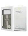 Etui Guess 4G Printed Stripes MagSafe do Apple iPhone 17 Pro Max brązowy