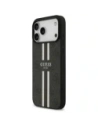 Etui Guess 4G Printed Stripes MagSafe do Apple iPhone 17 Pro Max czarny