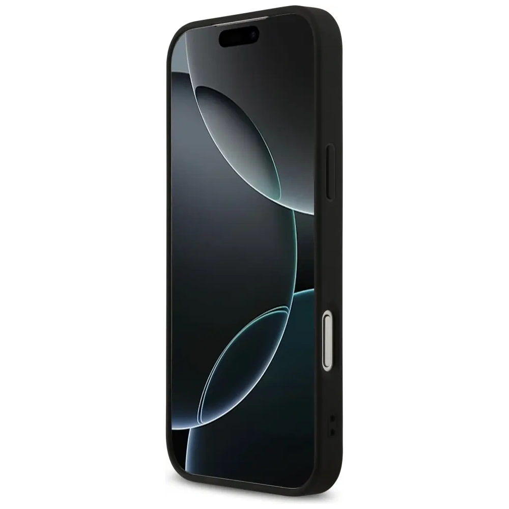 Etui Guess 4G Printed Stripes MagSafe do Apple iPhone 17 Pro Max czarny