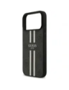 Etui Guess 4G Printed Stripes MagSafe do Apple iPhone 17 Pro Max czarny