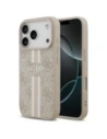 Etui Guess 4G Printed Stripes MagSafe do Apple iPhone 17 Pro różowy