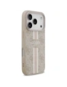 Etui Guess 4G Printed Stripes MagSafe do Apple iPhone 17 Pro różowy
