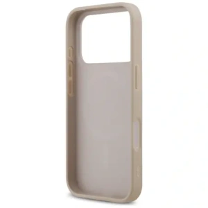 Etui Guess 4G Printed Stripes MagSafe do Apple iPhone 17 Pro różowy