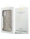 Etui Guess 4G Printed Stripes MagSafe do Apple iPhone 17 różowy
