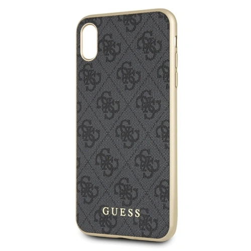 Kup Etui Guess GUHCI65G4GG iPhone XS Max szary/grey hard case 4G Collection - GUE536GRY - {ean13} - Sklep Home Screen