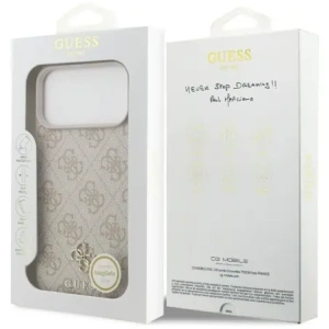 Etui Guess 4G Small 4G and Classic MagSafe do Apple iPhone 17 Pro Max różowy