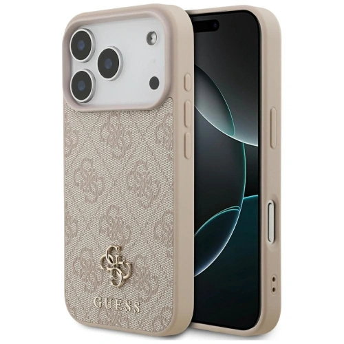 Etui Guess 4G Small 4G and Classic MagSafe do Apple iPhone 17 Pro różowy