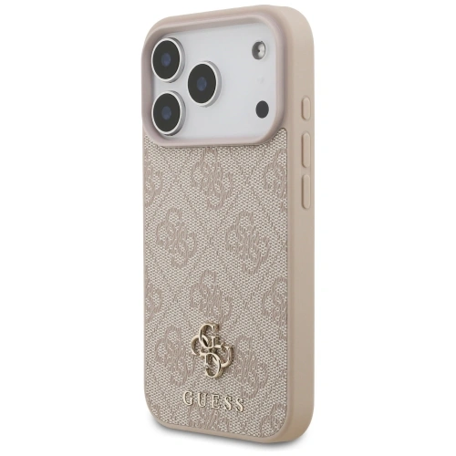 Etui Guess 4G Small 4G and Classic MagSafe do Apple iPhone 17 Pro różowy