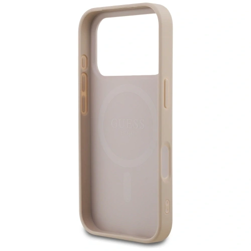 Etui Guess 4G Small 4G and Classic MagSafe do Apple iPhone 17 Pro różowy