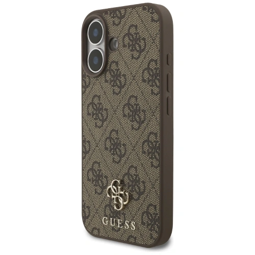 Etui Guess 4G Small Classic Logo MagSafe do Apple iPhone 17 brązowy