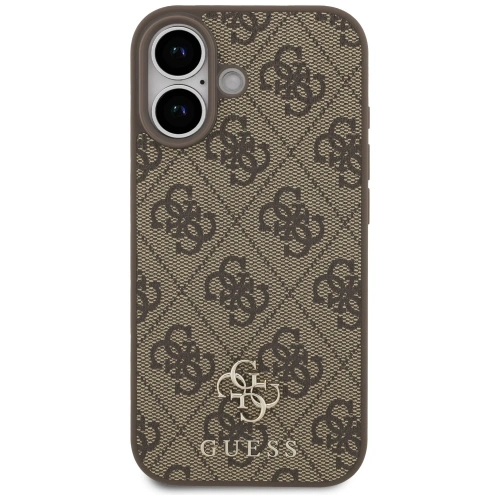 Etui Guess 4G Small Classic Logo MagSafe do Apple iPhone 17 brązowy
