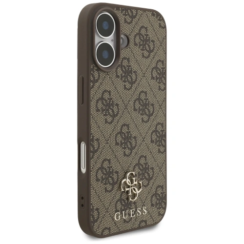 Etui Guess 4G Small Classic Logo MagSafe do Apple iPhone 17 brązowy