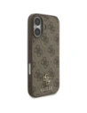 Etui Guess 4G Small Classic Logo MagSafe do Apple iPhone 17 brązowy