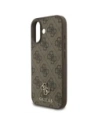 Etui Guess 4G Small Classic Logo MagSafe do Apple iPhone 17 brązowy