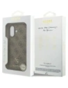 Etui Guess 4G Small Classic Logo MagSafe do Apple iPhone 17 brązowy