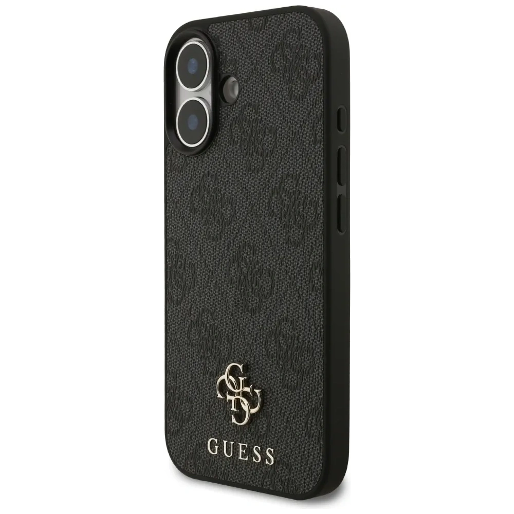 Etui Guess 4G Small Classic Logo MagSafe do Apple iPhone 17 czarny