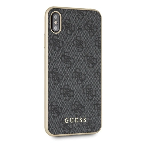 Buy Guess GUHCI65G4GG Apple iPhone XS Max grey hard case 4G Collection - GUE536GRY - {ean13} - Home Screen Store Europe