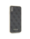 Buy Guess GUHCI65G4GG Apple iPhone XS Max grey hard case 4G Collection - GUE536GRY - {ean13} - Home Screen Store Europe